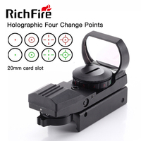RichFire 4 absehen reflexvisier 11mm 20mm rot grün dot