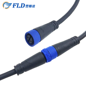 FLD phần Bùng Nổ kết nối không thấm nước 2-<span class=keywords><strong>core</strong></span> cắm điện với 4pin ổ cắm ứng dụng trong Ngành Công Nghiệp LED - Product Image 2