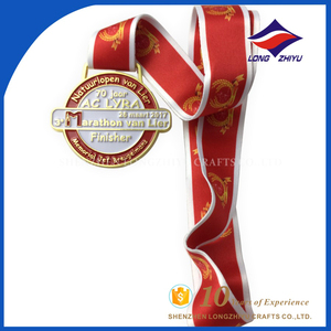 China fabricante promoción recuerdo personalizado jogging run medalla de oro - Product Image 4