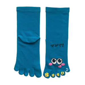 Chaussettes pour femmes-Conception à <span class=keywords><strong>5</strong></span> doigts avec têtes de dessins animés d'animaux, respirantes pour le yoga et la course - Product Image 5