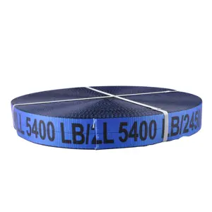 Correias de cílios personalizadas, 100% poliéster 50mm * 100m, laranja