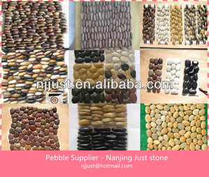 Tấm Nam Kinh đánh bóng giá rẻ <span class=keywords><strong>Pebble</strong></span> gạch <span class=keywords><strong>Pebble</strong></span> khảm lát <span class=keywords><strong>Pebble</strong></span> đá trắng sỏi nhựa khảm sông đá gạch - Product Image 2