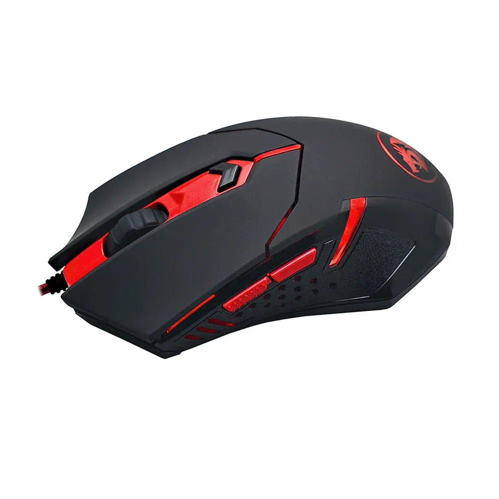 Reddragon Glowing Computer Wired Game Mouse Weighted 