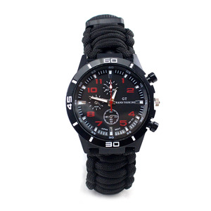 Kits de Reloj de Supervivencia para Exteriores que Incluyen Brújula de Paracord, Silbato y Línea de Pesca, Anzuelos de Pesca, Reloj de Supervivencia con Paracord - Product Image 5