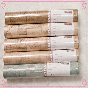 Belle peinture murale vintage carte du <span class=keywords><strong>monde</strong></span> <span class=keywords><strong>papier</strong></span> <span class=keywords><strong>peint</strong></span> décor à la maison <span class=keywords><strong>papier</strong></span> <span class=keywords><strong>peint</strong></span> - Product Image 1