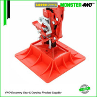 Base en nylon MONSTER4WD de haute qualité pour véhicules tout-terrain 4x4 4WD, orange, 285x285mm, base de sable compatible avec le cric de ferme et le cric à levage élevé