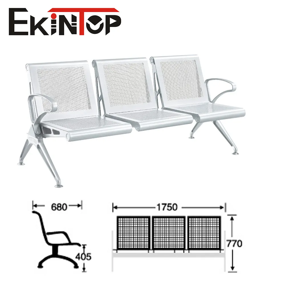 ドバイプロジェクト使用アルミスタンドサイズ空港公共3人掛け待合椅子