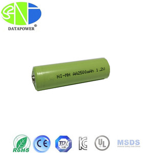 Nueva fábrica productos AA ni-mh batería <span class=keywords><strong>recargable</strong></span> 2500 mAh <span class=keywords><strong>1.2</strong></span> <span class=keywords><strong>V</strong></span> para coche de juguete - Product Image 1