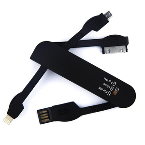 Organizador De Cables Carrete 4 Cable USB Adaptador De Viaje Todo En Uno Cable De Viaje Universal De Carga - Product Image 5