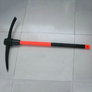 Pioches de qualité industrielle à faire soi-même avec manche en fibre de verre <span class=keywords><strong>et</strong></span> tête en acier forgé pour le jardinage, le camping <span class=keywords><strong>et</strong></span> la survie - Product Image 3