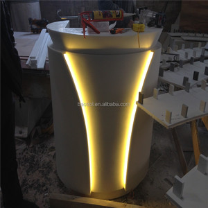 Púlpit de superficie sólida para iglesia, mesa de <span class=keywords><strong>podio</strong></span> moderna para Iglesia - Product Image 1