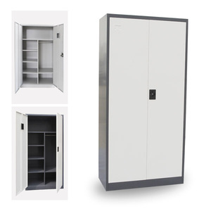 dormitorio moderno de metal 2 tela puerta del gabinete - Product Image 1
