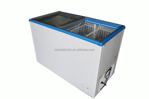 SD/C-336F Hiển Thị Sang Trọng Tủ Đông Kính Phẳng Tủ Đông Cho Kem Sử Dụng - Product Image 2