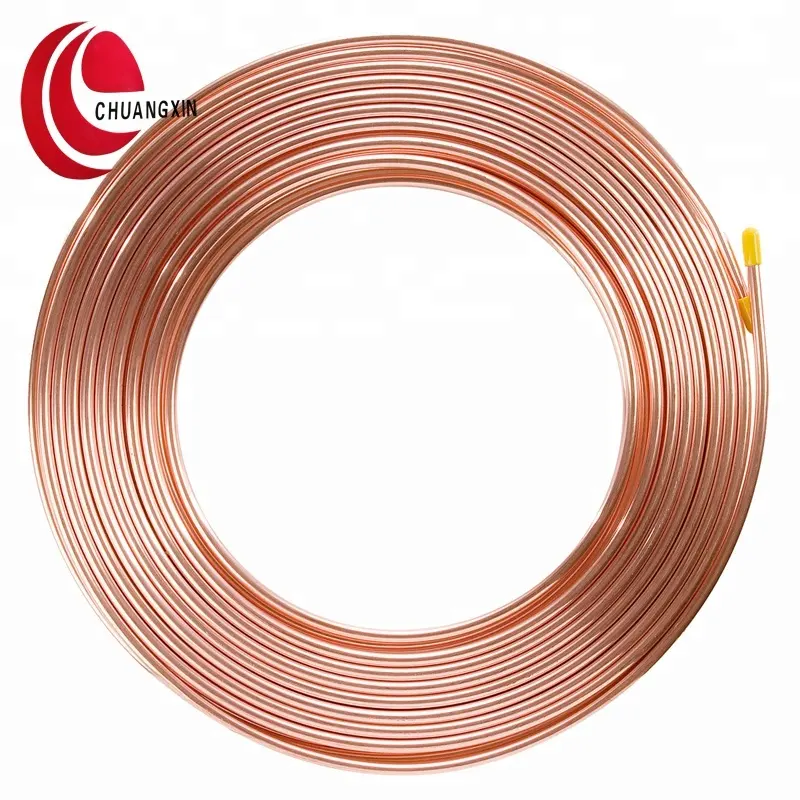 China origin customized size competitive price ASTM B280 coils soft temper refrigeration copper tubes