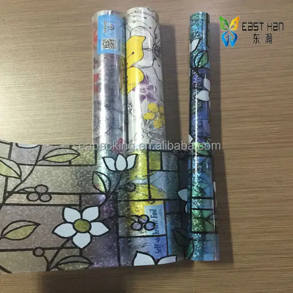 New pattern self adhesive pvc glass film frosted window film