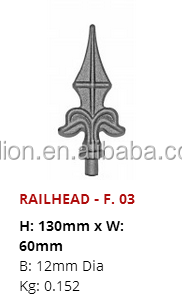 <span class=keywords><strong>Railhead</strong></span> लोहे गेंदबाज के लिए जाली बाड़ - Product Image 2