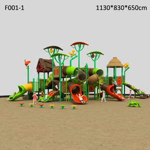 Équipement de terrain de jeux extérieur personnalisé avec toboggan et balançoire, parc d'attractions commercial - Product Image 6