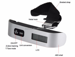 110 lb <span class=keywords><strong>50</strong></span> <span class=keywords><strong>kg</strong></span> điện tử kỹ thuật số du lịch vali hành lý treo Trọng lượng cân bằng quy mô - Product Image 4