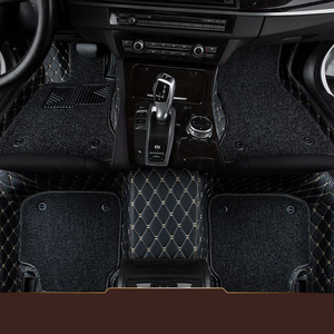 Alfombrilla de Coche Hecha a Mano, Material de Alta Calidad, Alfombrilla de Cuero PU para <span class=keywords><strong>BMW</strong></span> - Product Image 5