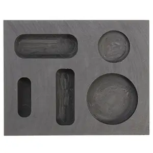 1/4 Oz 1/2 Oz 1 Oz Ounce Combo Gold Graphite Ingot Mold Crucible For Melting Casting Refining Scrap Precious Metal Jewelry