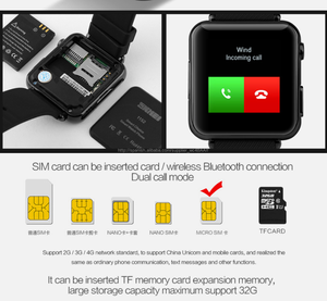 Skmei Orginal factory last wristwatch phone <strong>mobile</strong>, the price of smartphone time clock in pakistan - Product Image 3