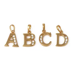 32399 Groothandel xuping sieraden engels brief hanger, 26 alfabet vergulde hanger