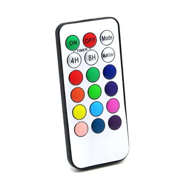 18 Keys Timer Remote Control for Color-Changing LED Flamelesss Candles