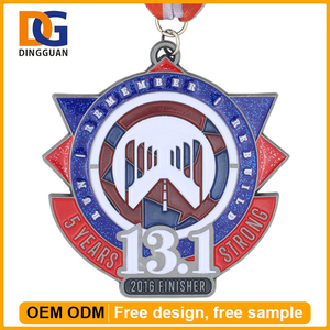 Popular por encargo recuerdo triatlón otorgado Medalla de Honor - Product Image 2