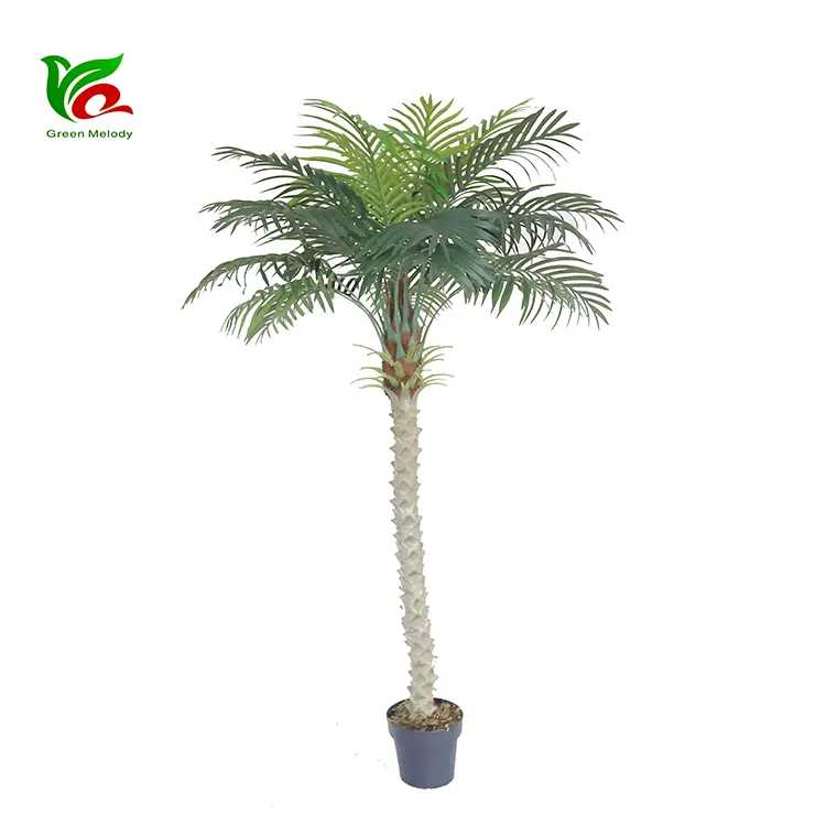 Plante artificielle personnalisable, 1.8m de faux palmier, en résine verte, nouvelle collection