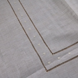 TC001: Tovaglia Beige/<span class=keywords><strong>Ecru</strong></span> con Orlo a Giorno Fatto a Mano e Ricamo a Pois Svizzeri - Product Image 5