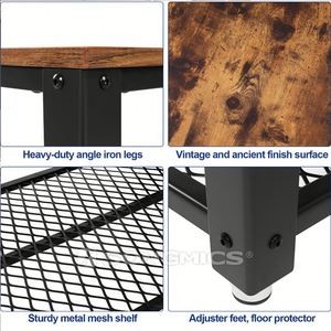 Vasagle đồ nội thất gỗ Nhà sản xuất dropshipping cổ điển MDF gỗ Bàn cà phê - Product Image 4