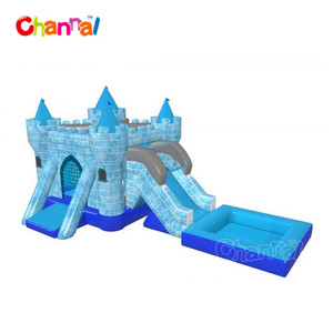 <span class=keywords><strong>Castillo</strong></span> Inflable Combinado <span class=keywords><strong>Frozen</strong></span> con Piscina, <span class=keywords><strong>Castillo</strong></span> Inflable con Tobogán de Agua - Product Image 1
