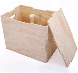 Boîte de saut 3 en 1 en bois durable pour salle de sport à domicile - Product Image 4