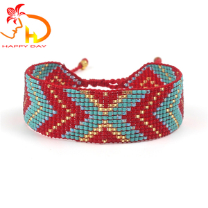 Pulseras Unisex <span class=keywords><strong>de</strong></span> Cuentas Miyuki <span class=keywords><strong>de</strong></span> <span class=keywords><strong>la</strong></span> <span class=keywords><strong>Amistad</strong></span> Trenzadas <span class=keywords><strong>de</strong></span> <span class=keywords><strong>la</strong></span> Suerte Nuevos Patrones Tejidos con Forma <span class=keywords><strong>de</strong></span> Flecha al Por Mayor para Hombre - Product Image 2