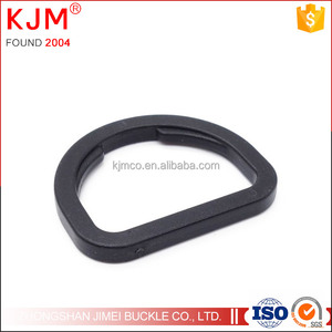 Boucle d'anneau en plastique noir, sac à dos de 10mm 20mm 25mm 30mm 38mm <span class=keywords><strong>50mm</strong></span>