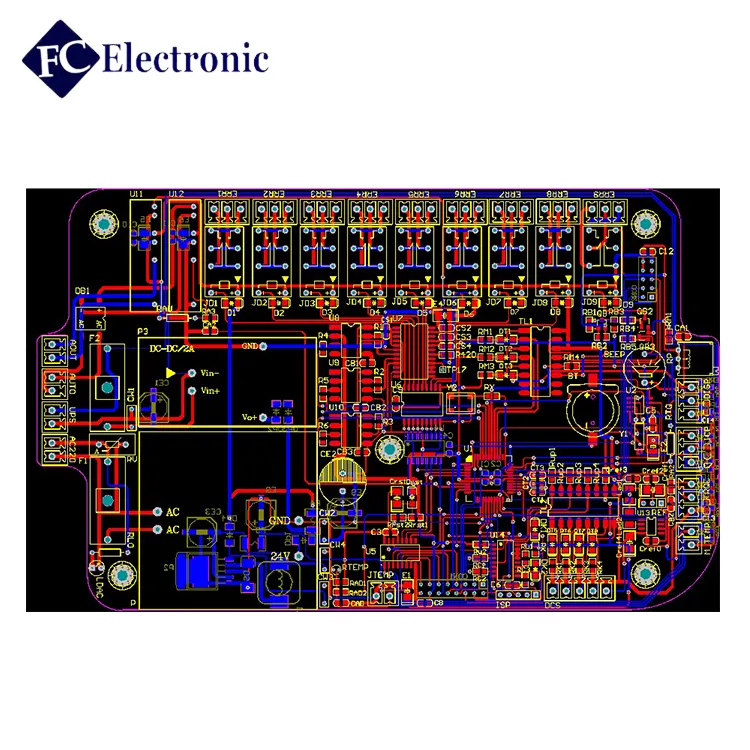 Placa de circuito Pcb 94V0, diseño desarrollador de Software personalizado, fabricación de Pcba