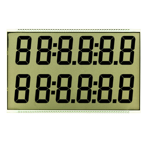 Сегментный ЖК-модуль с контактным разъемом