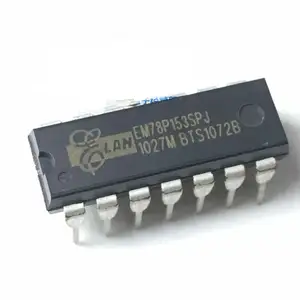 Circuiti di EM78P153SPJ IC EM78P153SPJ EM78P153 8-bit Microcontroller IC DIP-14 CMOS IC Circuito Integrato