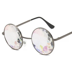<span class=keywords><strong>Lunettes</strong></span> de soleil à facettes en métal, accessoires de décoration, verre Kaleidoscope, <span class=keywords><strong>lunettes</strong></span> de fête Cool, 1 pièce - Product Image 5