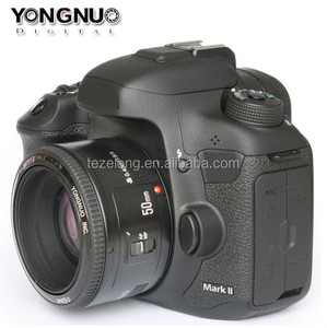 Obiettivo di messa a fuoco automatica di grande apertura per fotocamera DSLR Yongnuo 50mm AF/MF obiettivi F/1.8 per fotocamere digitali <span class=keywords><strong>Nikon</strong></span> - Product Image 1
