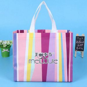 Bolsa de compras no tejida laminada, reutilizable, ecológica, promocional, no tejida, gran oferta - Product Image 3