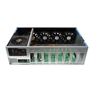 High Quality Computer Server Case 4u Gpu Chassis with 1600W Psu Support <strong>Rx570</strong> 8gpu Server Case - Product Image 4