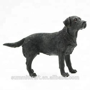 Figura de Perro <span class=keywords><strong>Labrador</strong></span> Negro de Resina Personalizada, Modelo de Perro <span class=keywords><strong>Pequeño</strong></span>, Escultura de Animal Realista - Product Image 6