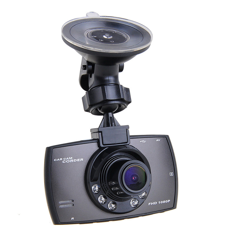 Minicámara frontal y trasera para coche, sensor G, Full HD, lente dual, DVR, 1080P