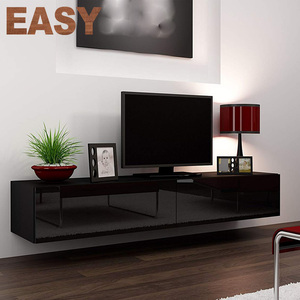 Armoire <span class=keywords><strong>TV</strong></span> murale en bois brillant, <span class=keywords><strong>meuble</strong></span> <span class=keywords><strong>TV</strong></span> <span class=keywords><strong>suspendu</strong></span> au mur, à vendre, salon - Product Image 3
