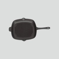Vente en gros d'assiettes à steak et grill personnalisées de haute qualité Poêle à frire ronde pour barbecue en fonte