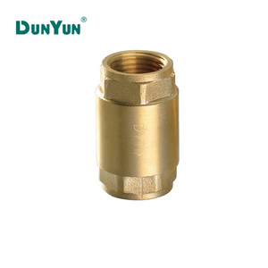 DN15 Forged Brass Vertical Spring <strong>Check</strong> Valve Smooth Surface with Non-Return Brass Core Normal Temperature Water <strong>Check</strong> Valve - Product Image 2