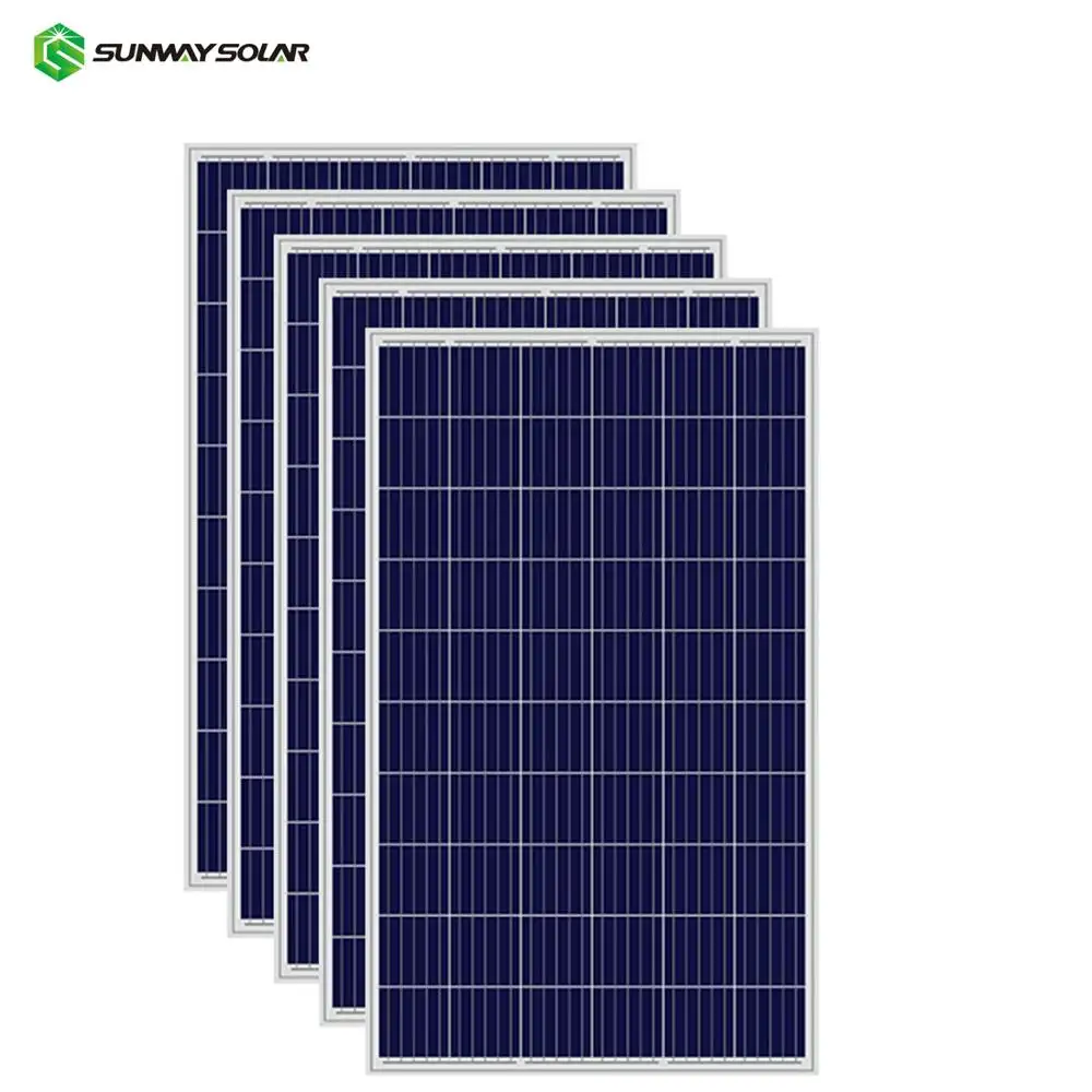 सनवे पाली 30v सौर पैनलों सौर प्लेट 250 W 270w Bifacial लचीला आधा सेल BIPV IBC सभी काले PERC एचबीसी डबल-ग्लास HJT MWT