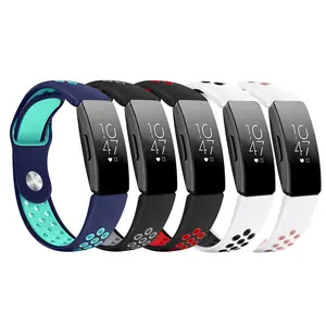 Ivahoe Dây Đeo Cho Fitbit Inspire/Inspire HR, Dây Đeo Tay Thể Thao Bằng Silicon Dây Đeo Đồng Hồ Thông Minh Có Thể Điều Chỉnh Thay Thế