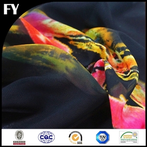 Hochwertiger Seidensatin-<span class=keywords><strong>Lycra</strong></span>-Stoff mit individuellem Digitaldruck - Product Image 4